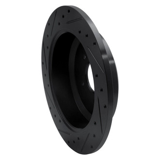 R1 Concepts® - eLINE™ Drilled and Slotted 1-Piece Rear Passenger Side Brake Rotor