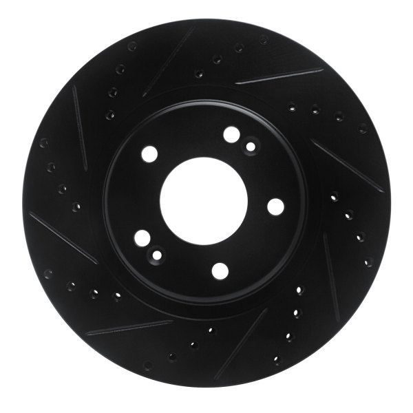 R1 Concepts® - eLINE™ Drilled and Slotted 1-Piece Front Brake Rotor