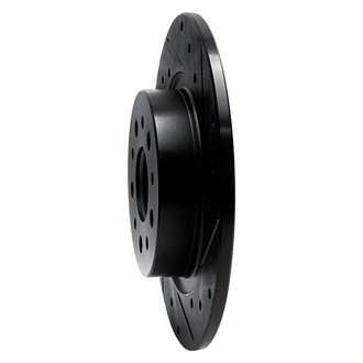 R1 Concepts® - eLINE™ Drilled and Slotted 1-Piece Rear Passenger Side Brake Rotor