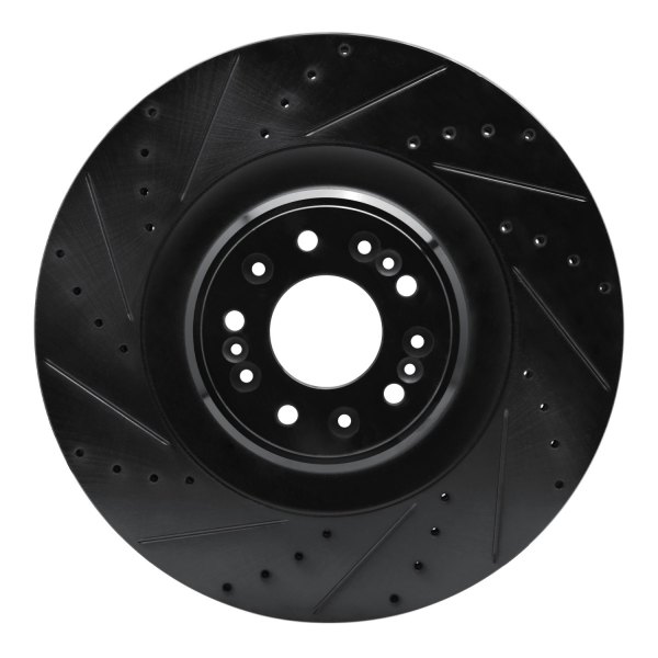 R1 Concepts® - eLINE™ Drilled and Slotted 1-Piece Front Brake Rotor