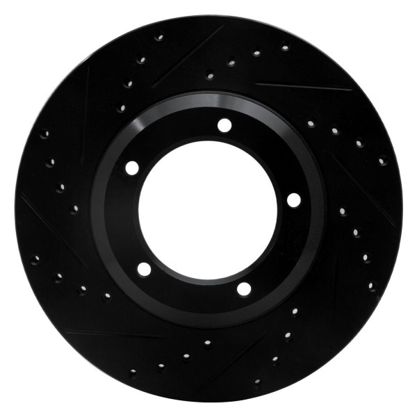 R1 Concepts® - eLINE™ Drilled and Slotted 1-Piece Front Brake Rotor