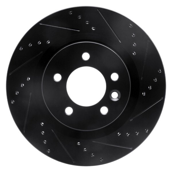 R1 Concepts® - eLINE™ Drilled and Slotted 1-Piece Front Brake Rotor