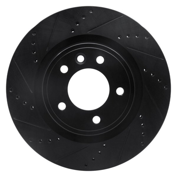 R1 Concepts® - eLINE™ Drilled and Slotted 1-Piece Rear Brake Rotor