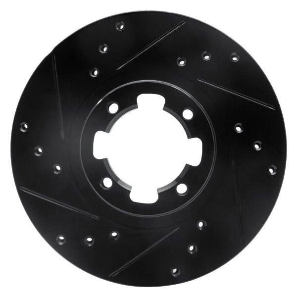 R1 Concepts® - eLINE™ Drilled and Slotted 1-Piece Front Brake Rotor