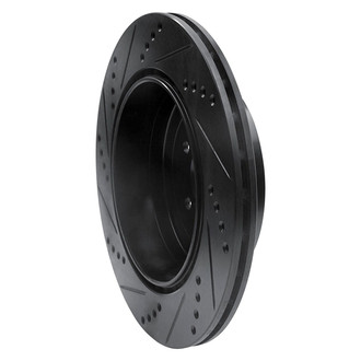 R1 Concepts® - eLINE™ Drilled and Slotted 1-Piece Rear Passenger Side Brake Rotor