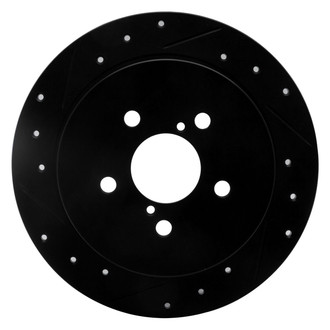 R1 Concepts® - eLINE™ Drilled and Slotted 1-Piece Brake Rotor