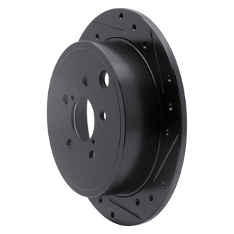 R1 Concepts® - eLINE™ Drilled and Slotted 1-Piece Rear Passenger Side Brake Rotor