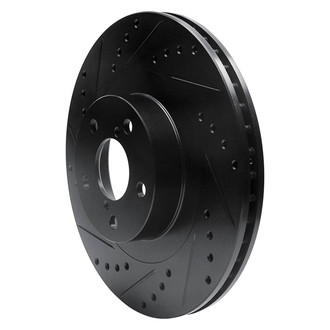 R1 Concepts® - eLINE™ Drilled and Slotted 1-Piece Front Driver Side Brake Rotor