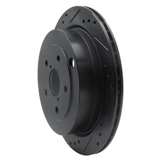 R1 Concepts® - eLINE™ Drilled and Slotted 1-Piece Rear Driver Side Brake Rotor