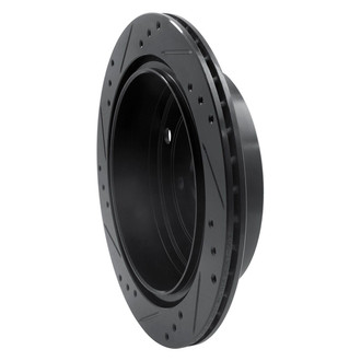 R1 Concepts® - eLINE™ Drilled and Slotted 1-Piece Rear Passenger Side Brake Rotor