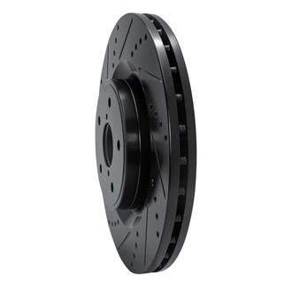 R1 Concepts® - eLINE™ Drilled and Slotted 1-Piece Front Driver Side Brake Rotor