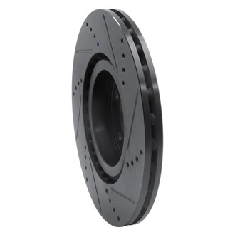 R1 Concepts® - eLINE™ Drilled and Slotted 1-Piece Front Driver Side Brake Rotor