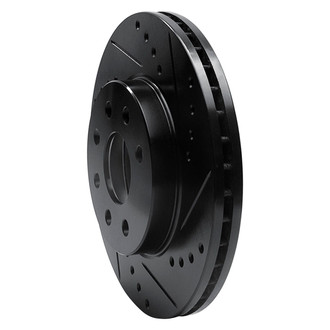 R1 Concepts® - eLINE™ Drilled and Slotted 1-Piece Front Passenger Side Brake Rotor
