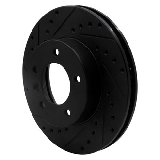 R1 Concepts® - eLINE™ Drilled and Slotted 1-Piece Front Driver Side Brake Rotor