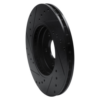 R1 Concepts® - eLINE™ Drilled and Slotted 1-Piece Front Passenger Side Brake Rotor