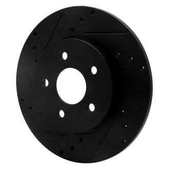 R1 Concepts® - eLINE™ Drilled and Slotted 1-Piece Rear Driver Side Brake Rotor