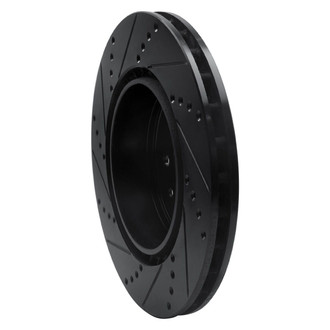 R1 Concepts® - eLINE™ Drilled and Slotted 1-Piece Rear Passenger Side Brake Rotor