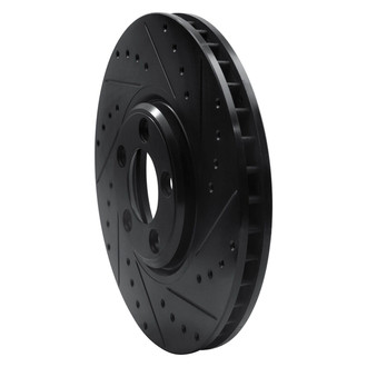 R1 Concepts® - eLINE™ Drilled and Slotted 1-Piece Front Passenger Side Brake Rotor