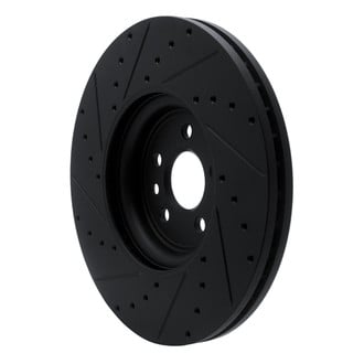 R1 Concepts® - eLINE™ Drilled and Slotted 1-Piece Front Passenger Side Brake Rotor