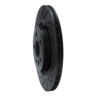 R1 Concepts® - eLINE™ Drilled and Slotted 1-Piece Rear Driver Side Brake Rotor