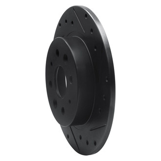 R1 Concepts® - eLINE™ Drilled and Slotted 1-Piece Rear Passenger Side Brake Rotor