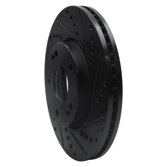 R1 Concepts® - eLINE™ Drilled and Slotted 1-Piece Front Passenger Side Brake Rotor