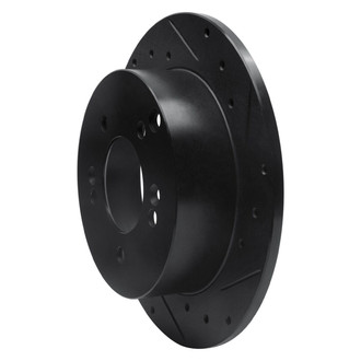 R1 Concepts® - eLINE™ Drilled and Slotted 1-Piece Rear Passenger Side Brake Rotor