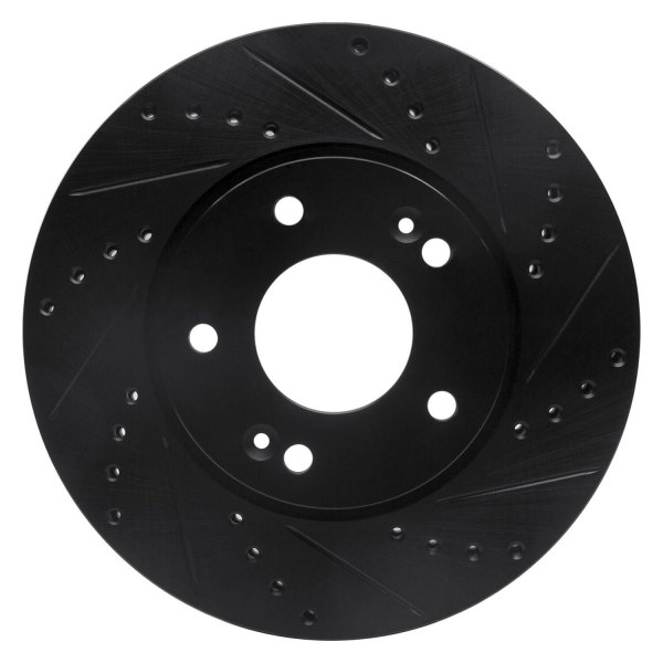 R1 Concepts® - eLINE™ Drilled and Slotted 1-Piece Front Brake Rotor