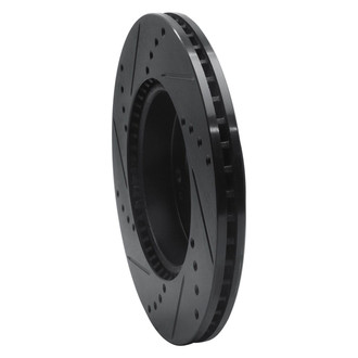 R1 Concepts® - eLINE™ Drilled and Slotted 1-Piece Front Passenger Side Brake Rotor