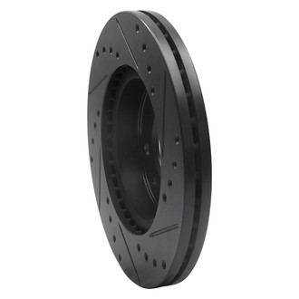 R1 Concepts® - eLINE™ Drilled and Slotted 1-Piece Front Driver Side Brake Rotor