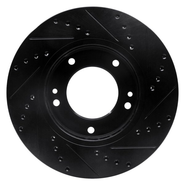 R1 Concepts® - eLINE™ Drilled and Slotted 1-Piece Front Brake Rotor