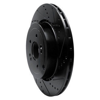 R1 Concepts® - eLINE™ Drilled and Slotted 1-Piece Rear Passenger Side Brake Rotor