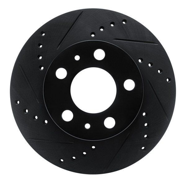 R1 Concepts® - eLINE™ Drilled and Slotted 1-Piece Front Brake Rotor