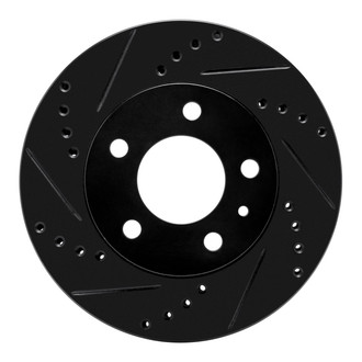 R1 Concepts® - eLINE™ Drilled and Slotted 1-Piece Front Driver Side Brake Rotor