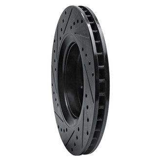 R1 Concepts® - eLINE™ Drilled and Slotted 1-Piece Front Passenger Side Brake Rotor