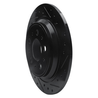 R1 Concepts® - eLINE™ Drilled and Slotted 1-Piece Rear Passenger Side Brake Rotor