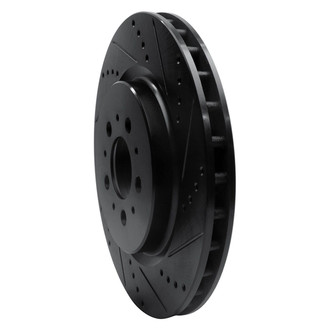 R1 Concepts® - eLINE™ Drilled and Slotted 1-Piece Rear Passenger Side Brake Rotor