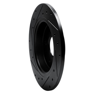 R1 Concepts® - eLINE™ Drilled and Slotted 1-Piece Rear Passenger Side Brake Rotor