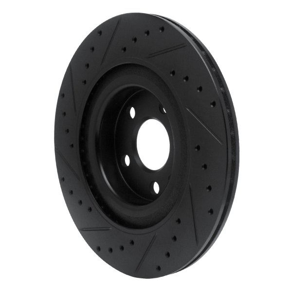 R1 Concepts® - eLINE™ Drilled and Slotted 1-Piece Rear Brake Rotor