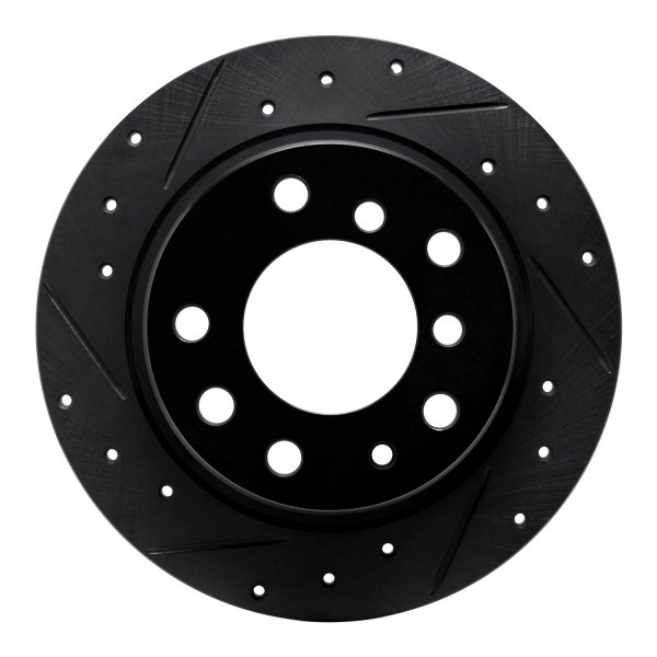 R1 Concepts® - eLINE™ Drilled and Slotted 1-Piece Rear Brake Rotor