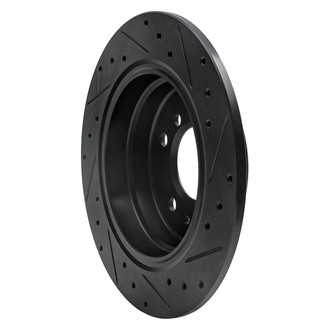 R1 Concepts® - eLINE™ Drilled and Slotted 1-Piece Rear Driver Side Brake Rotor