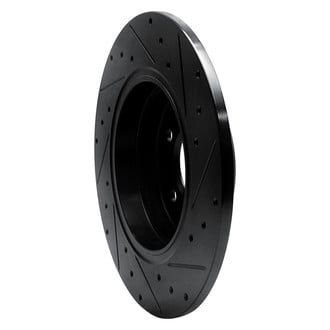 R1 Concepts® - eLINE™ Drilled and Slotted 1-Piece Rear Driver Side Brake Rotor