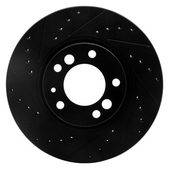 R1 Concepts® - eLINE™ Drilled and Slotted 1-Piece Front Driver Side Brake Rotor