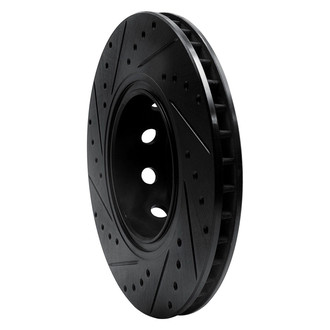 R1 Concepts® - eLINE™ Drilled and Slotted 1-Piece Front Passenger Side Brake Rotor