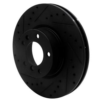 R1 Concepts® - eLINE™ Drilled and Slotted 1-Piece Front Driver Side Brake Rotor