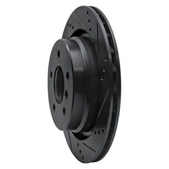 R1 Concepts® - eLINE™ Drilled and Slotted 1-Piece Rear Driver Side Brake Rotor