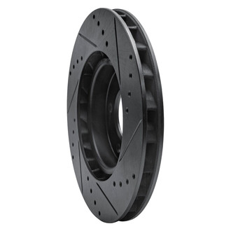 R1 Concepts® - eLINE™ Drilled and Slotted 1-Piece Front Passenger Side Brake Rotor
