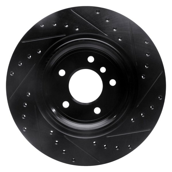 R1 Concepts® - eLINE™ Drilled and Slotted 1-Piece Rear Brake Rotor