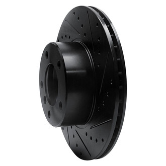 R1 Concepts® - eLINE™ Drilled and Slotted 1-Piece Front Passenger Side Brake Rotor