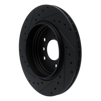 R1 Concepts® - eLINE™ Drilled and Slotted 1-Piece Rear Passenger Side Brake Rotor